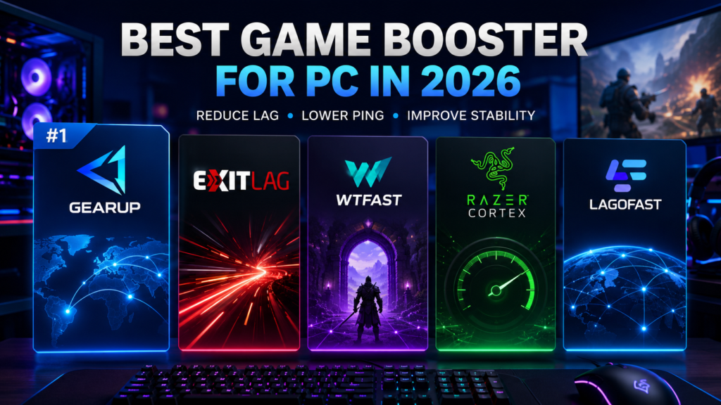 Best Game Booster for PC in 2026: 5 Tools to Reduce Lag, Ping, and Packet Loss