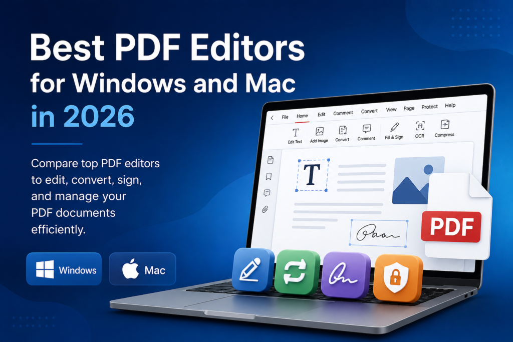 Best PDF Editors for Windows and Mac in 2026