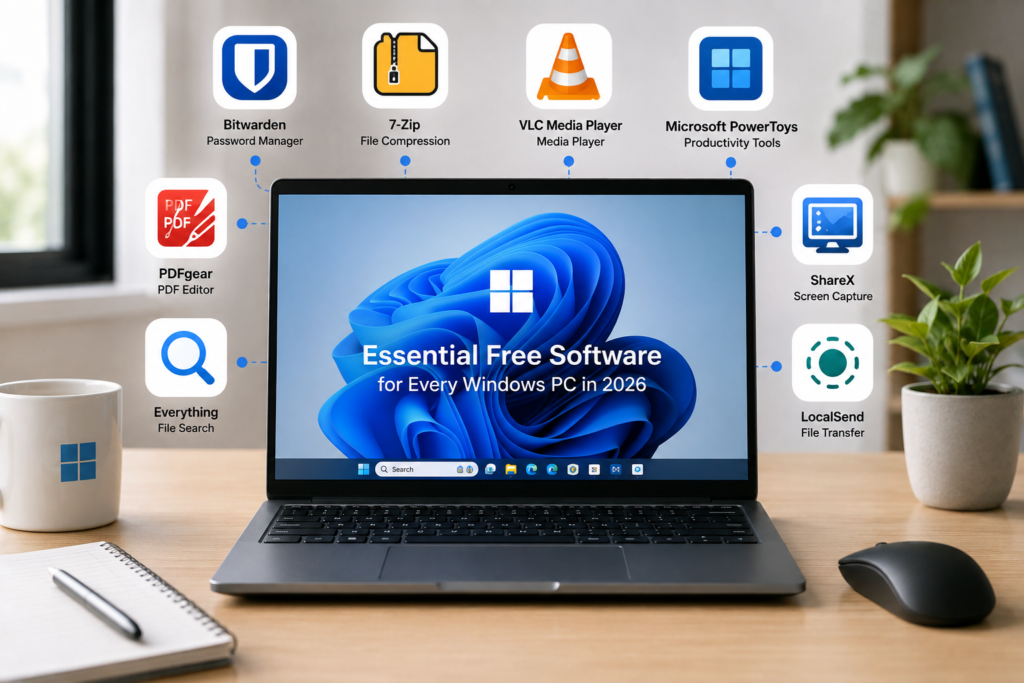 Best Free Software Every Windows PC Should Have in 2026
