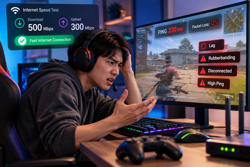 7 Reasons Your Online Game Lags Even With Fast Internet