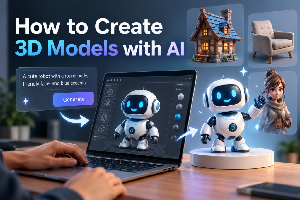 How to Create 3D Models With AI: A Beginner’s Guide Without 3D Modeling Skills