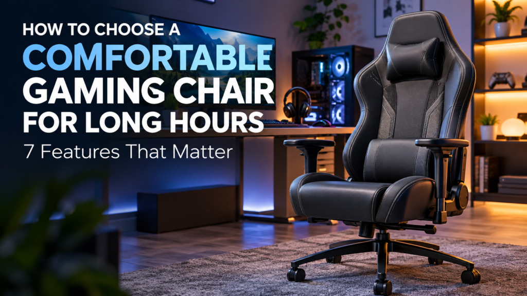 How to Choose a Comfortable Gaming Chair for Long Hours: 7 Features That Matter